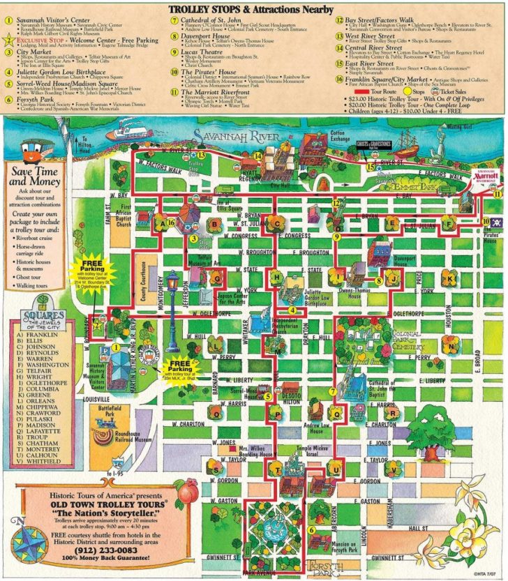 Printable Map Of Historic Savannah Reasons Why Savannah Is The Printable Map Of Savannah