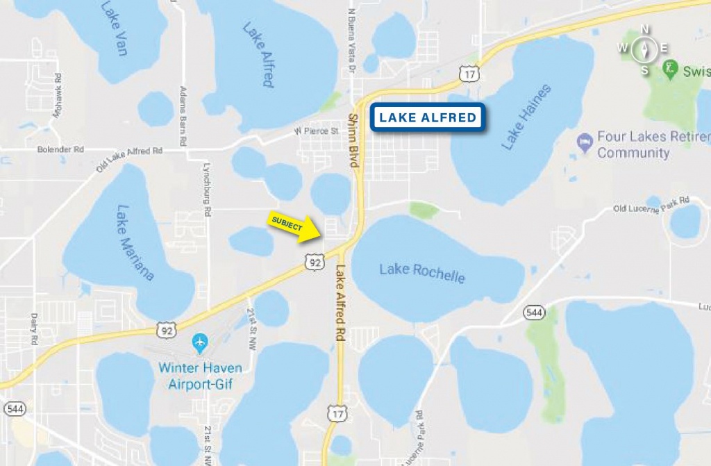 0 Us Hwy 92 West In Lake Alfred, Florida | Saunders Ralston Dantzler - Lake Alfred Florida Map