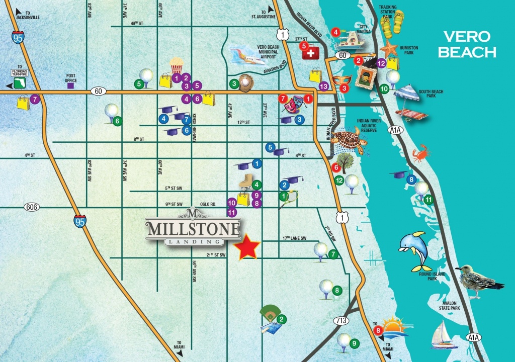 10 Hottest Vero Beach Florida Map 2018 | Beach Destination - Vero Beach Fl Map Of Florida