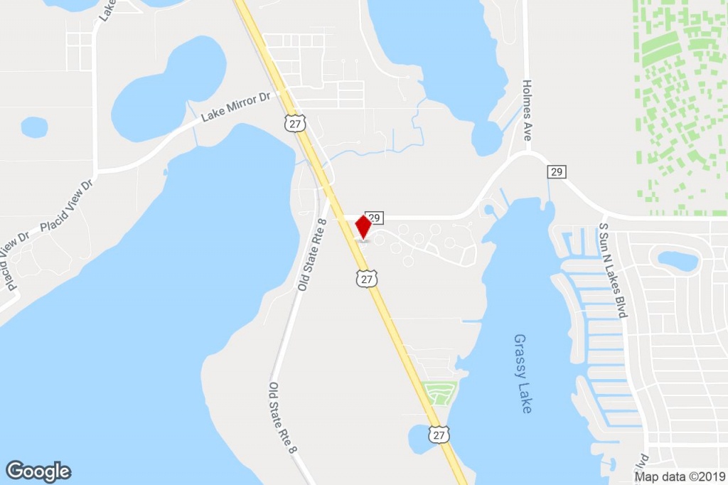 100 Shoreline Dr, Lake Placid, Fl, 33852 - Trailer/camper Park - Lake Placid Florida Map