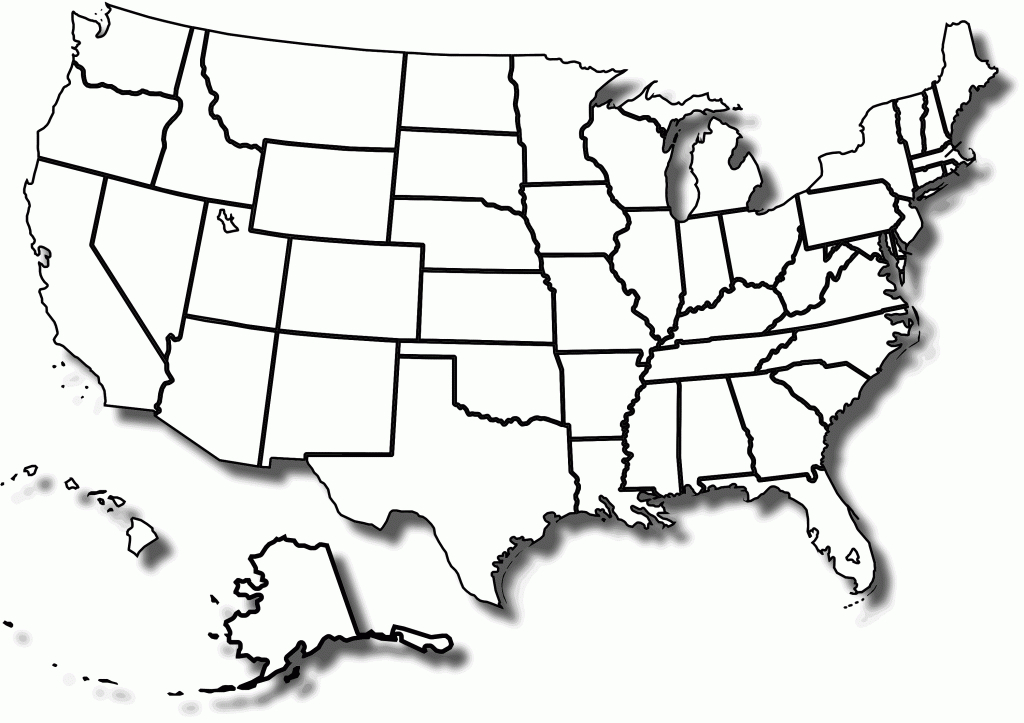 1094 Views | Social Studies K-3 | State Map, Map Outline, Blank - Free Printable Outline Map Of United States