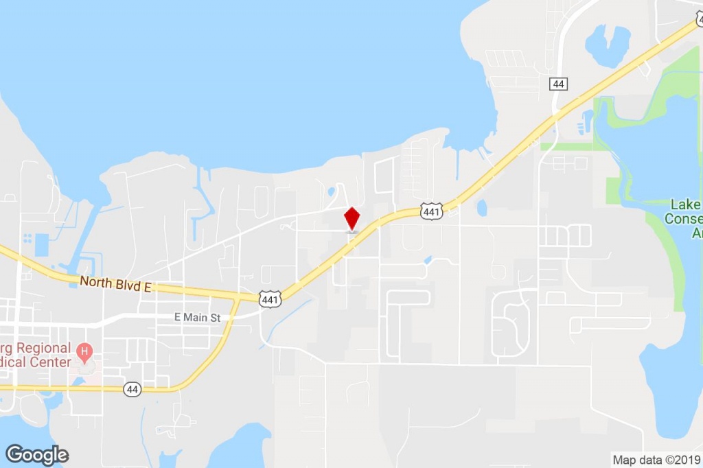 1736 E Main St, Leesburg, Fl, 34748 - Distribution Property For - Leesburg Florida Map