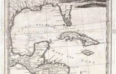 1798 Cassini Map Of Florida, Louisiana, Cuba, And Central America - Florida Louisiana Map