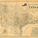 1849 Map Of Texas Old Texas Map, Texas, Map Of Texas, Vintage   Vintage Texas Maps For Sale