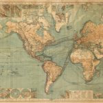 1863 World Map   Majesty Maps & Prints   Vintage World Map Printable