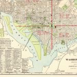 1906 Antique Washington Dc Map Vintage City Map Of Washington Dc   Washington Dc City Map Printable