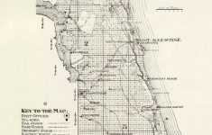 1914 Map Of Saint Johns County Florida Saint Augustine | Etsy - Map Of St Johns County Florida