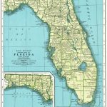 1947 Vintage Florida Map Antique State Map Of Florida Print Gallery   Vintage Florida Map
