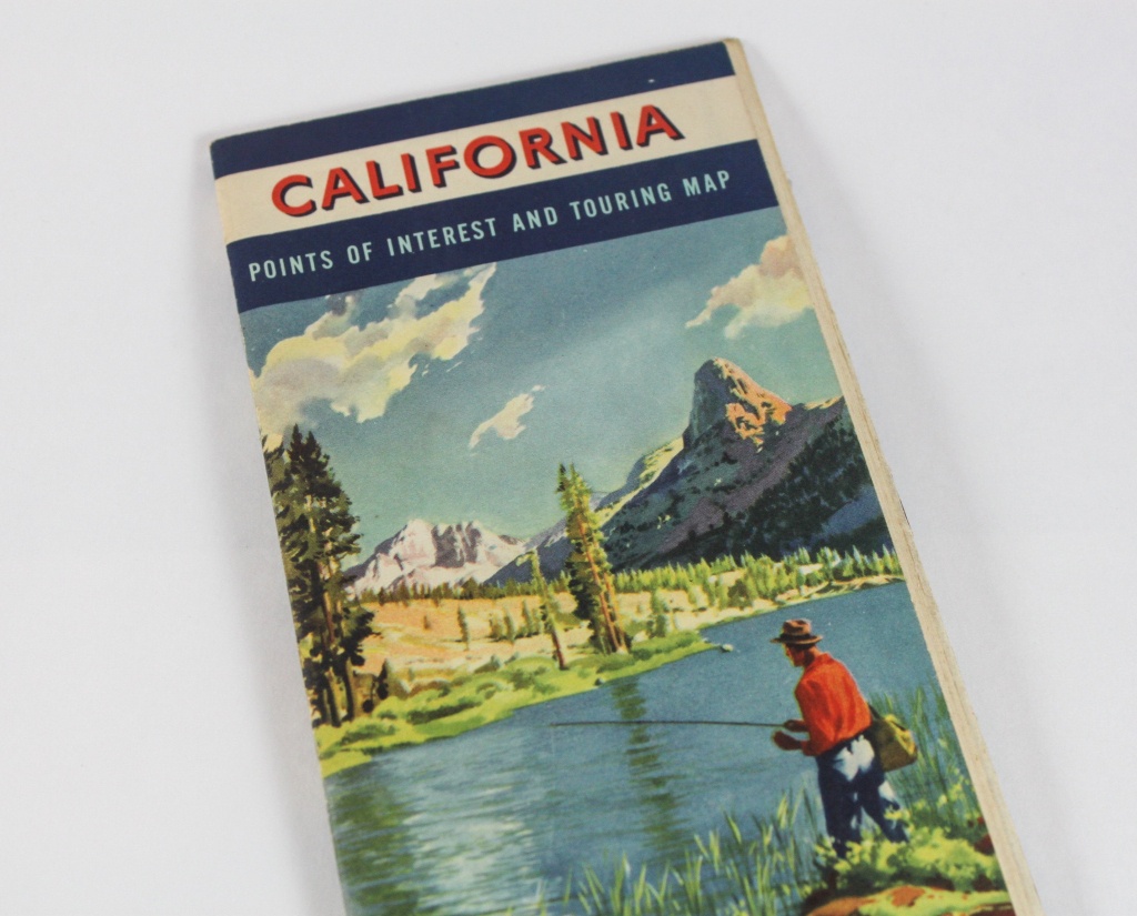 1950S California Road Map Book From Chevron Gas And Rpm Motor | Etsy - California Road Map Book