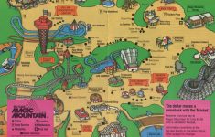 1988 Six Flags Magic Mountain Map &amp; Guide – The Coaster Guy - Six Flags Map California 2018
