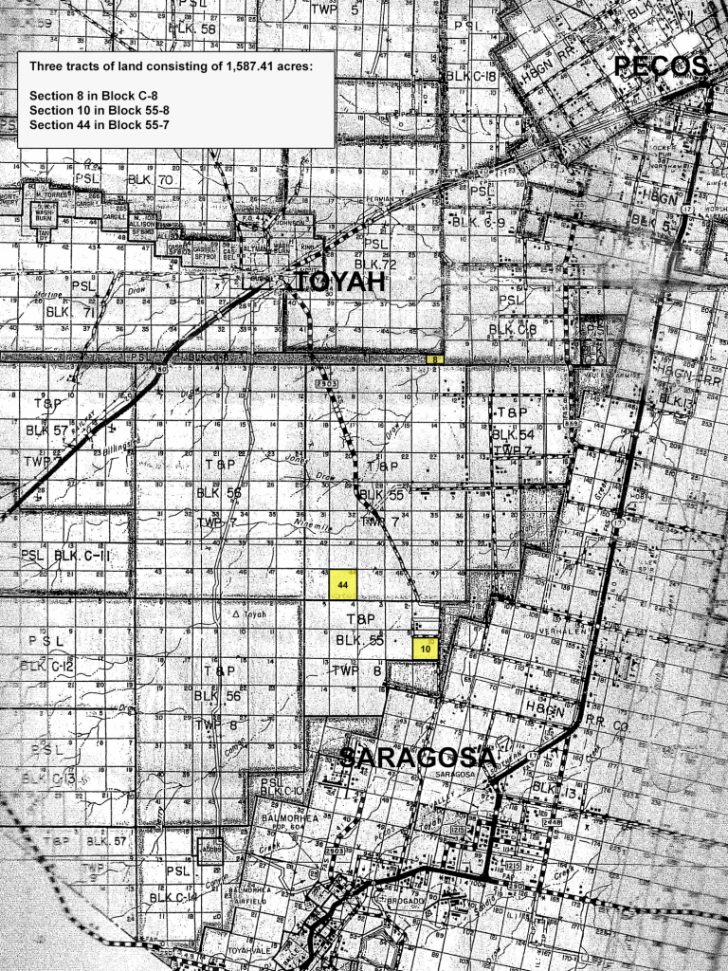 Reeves County Texas Plat Maps