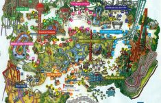 2001 Six Flags Magic Mountain Map &amp; Guide – The Coaster Guy - Six Flags Map California 2018