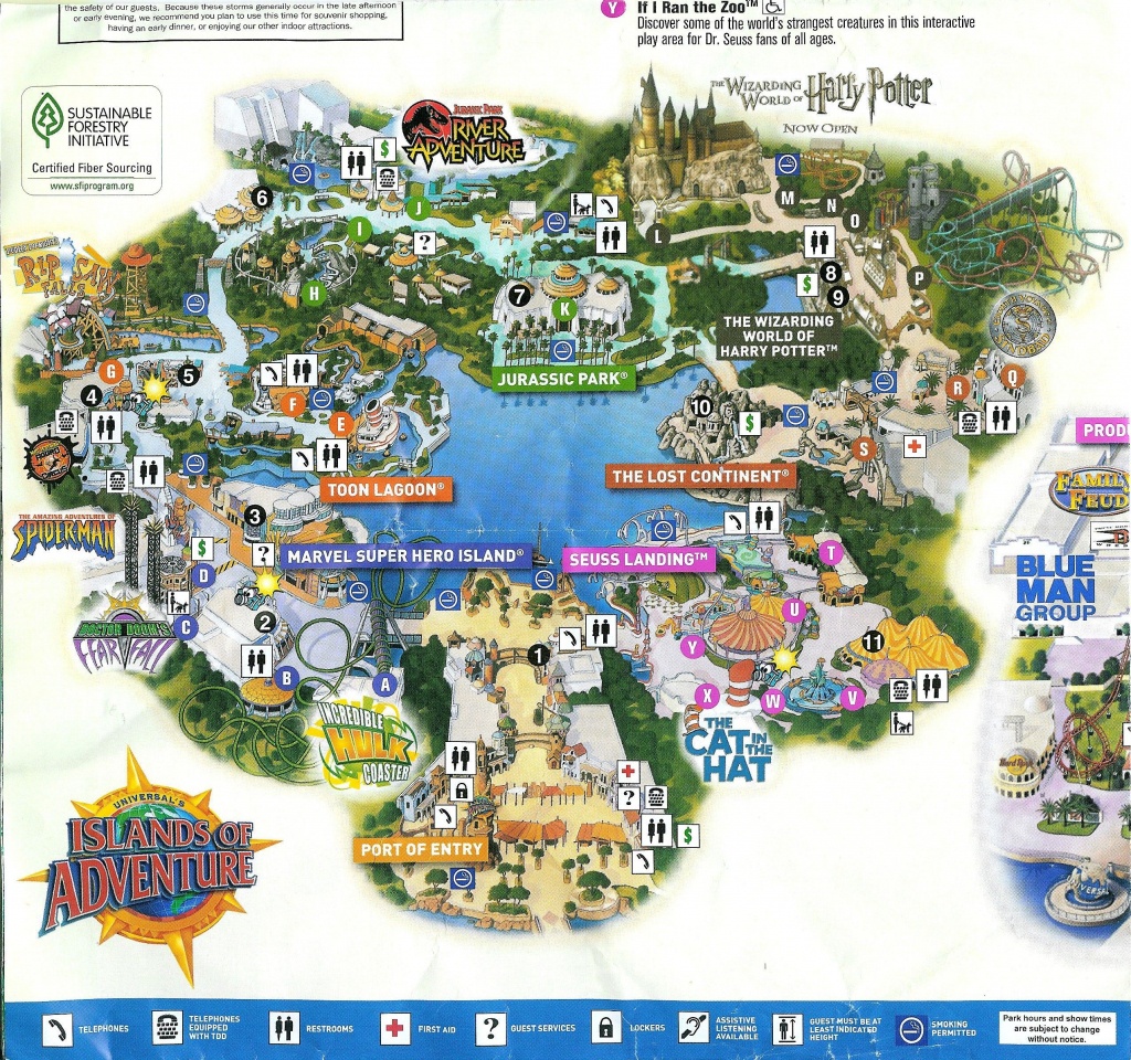 2010 2-Park Universal Orlando Map | Universal Trip | Universal - Universal Florida Park Map