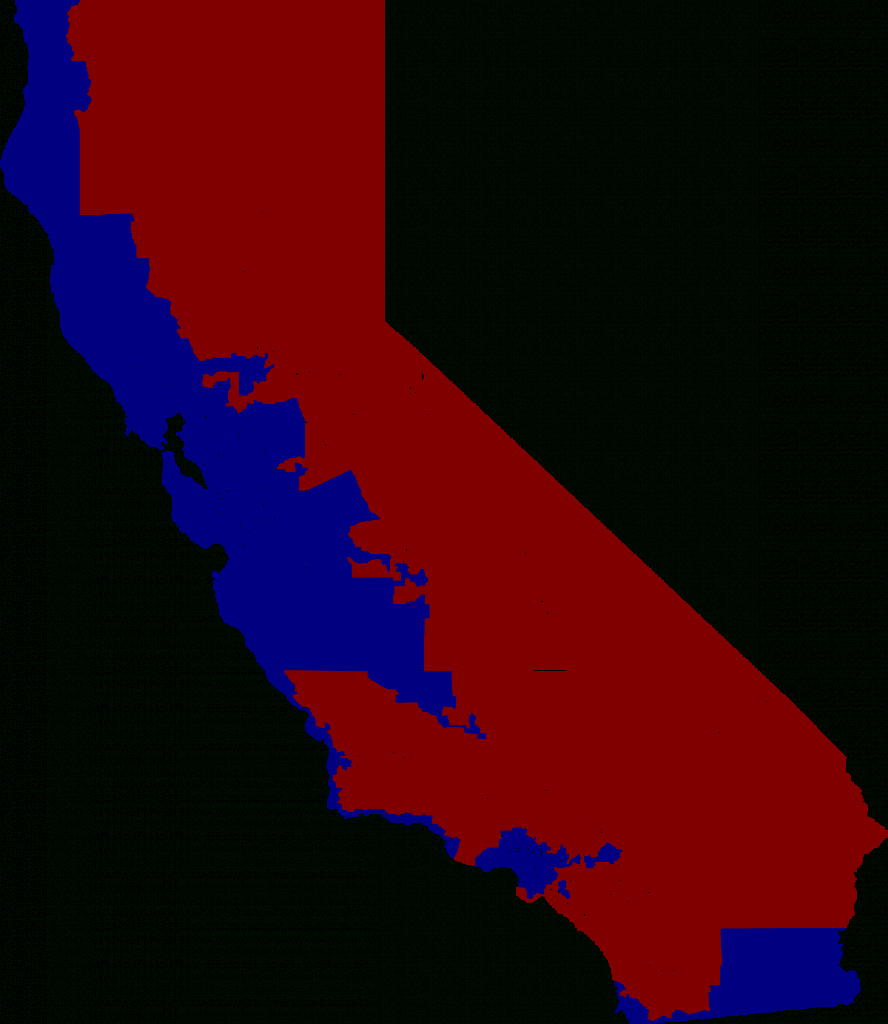 2010 United States House Of Representatives Elections In California - California 25Th District Map