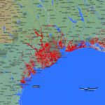 2017 Flood Usa 4510   Map Of Flooded Areas In Texas