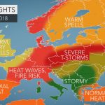 2018 Europe Summer Forecast: Intense Heat To Seize France To Germany   Weather Heat Map California