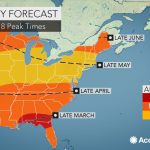 2018 Spring Allergy Forecast: Pollen Levels To Soar Early In The   Pollen Map Texas