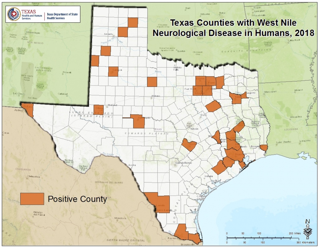 2018 Texas West Nile Virus Maps - West Nile Virus Texas Zip Code Map