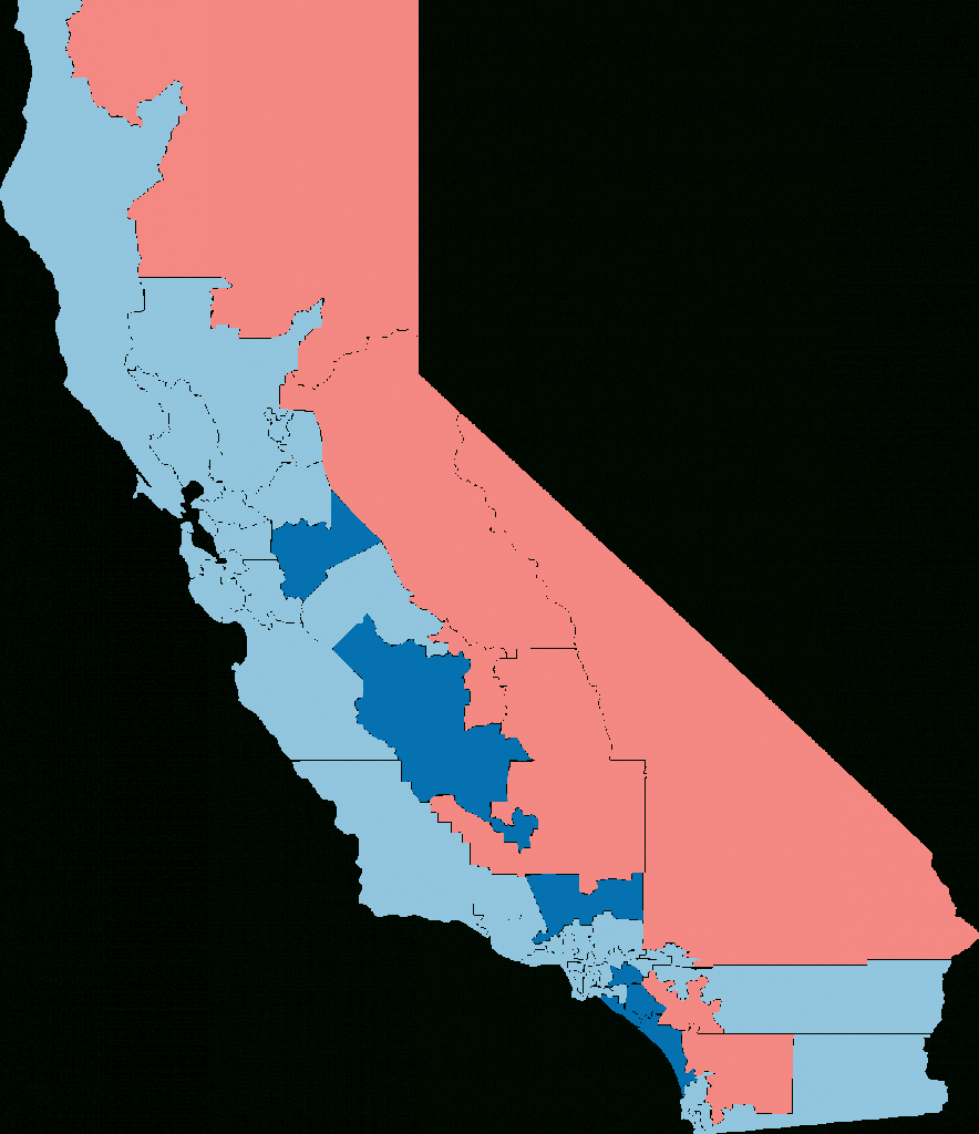 2018 United States House Of Representatives Elections In California - California 25Th District Map