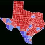 2018 United States Senate Election In Texas   Wikipedia   Map Beto For Texas