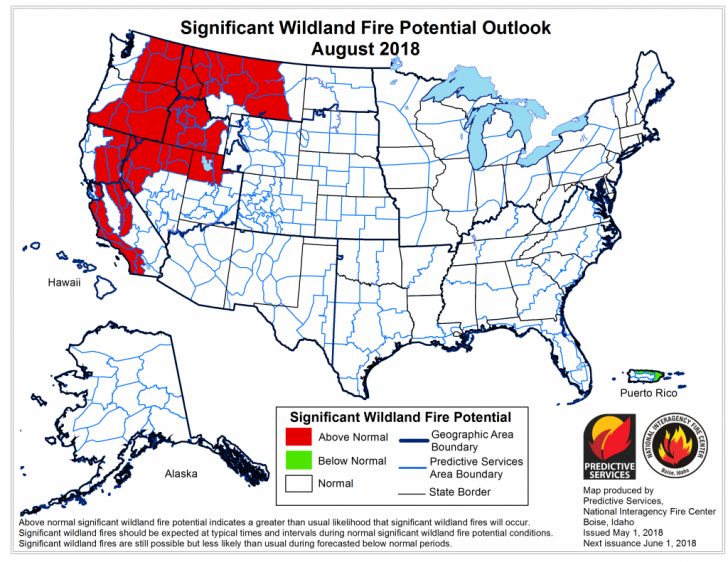 California Wildfire Map 2018