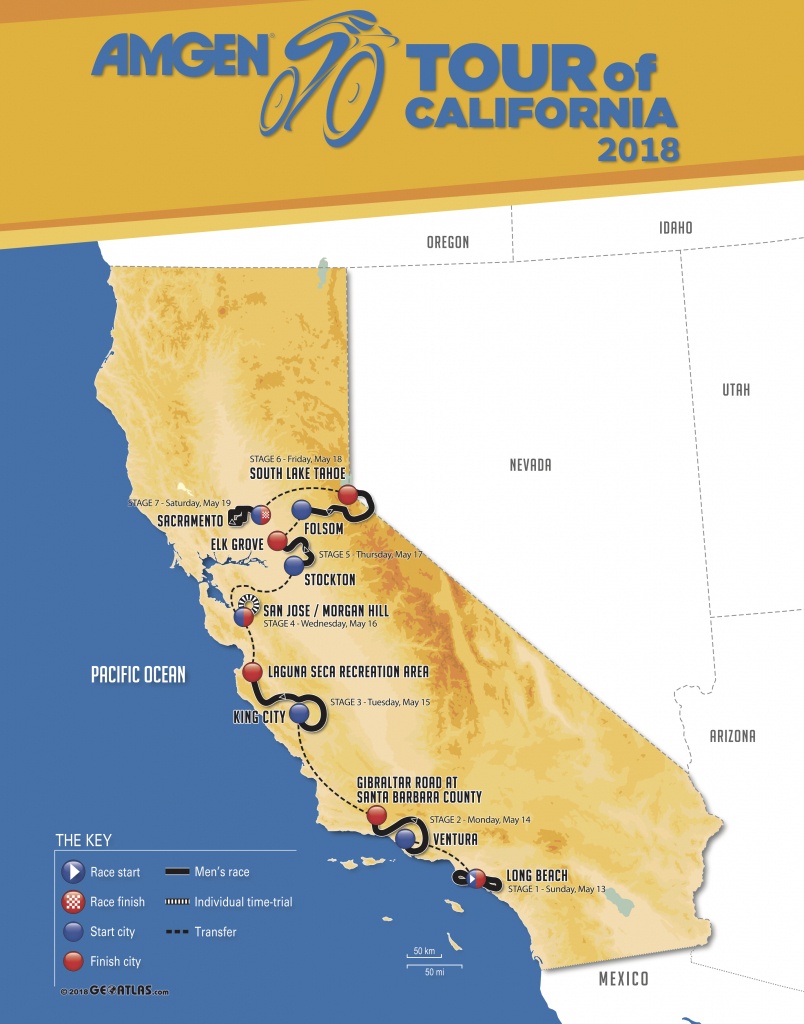 2018 Women&amp;#039;s Archive | Amgen Tour Of California - Tour Of California 2018 Map