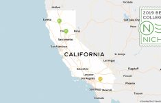2019 Best Colleges In California - Niche - Davis California Map