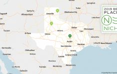 2019 Best Places To Live In Texas - Niche - Best Texas Beaches Map