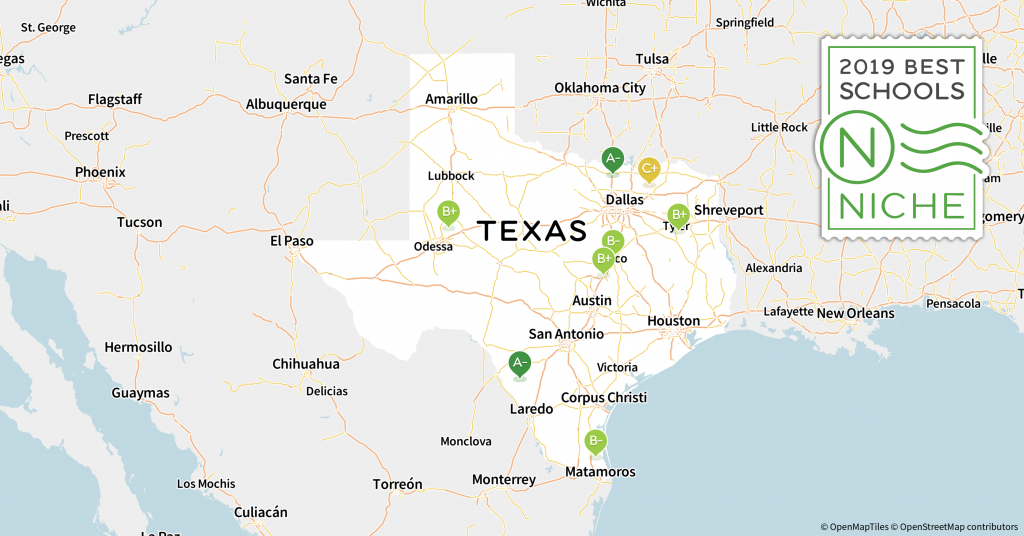 2019 Best School Districts In Texas - Niche - South Texas Cities Map