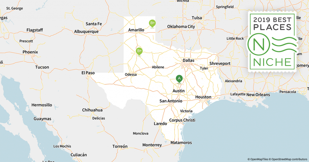 2019 Best Suburbs To Live In Texas - Niche - Live Map Of Texas