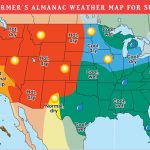 2019 Summer Forecast: Hotter Temps Out West, Rain For Others | The   Florida Weather Map Temperature