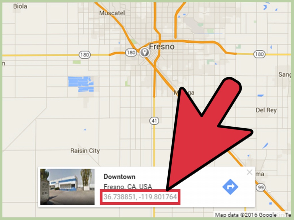 3 Manières De Obtenir La Latitude Et La Longitude Sur Google Maps - Fresno California Google Maps