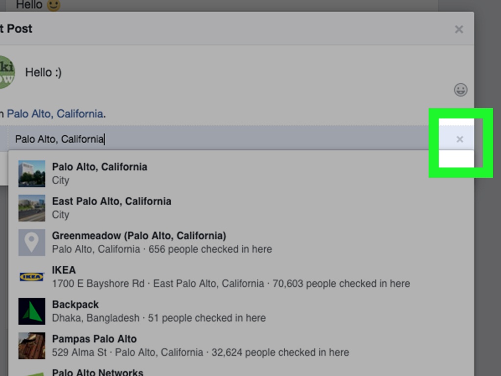 3 Ways To Remove A Location From Your Map On Facebook Timeline - Ikea Locations California Map