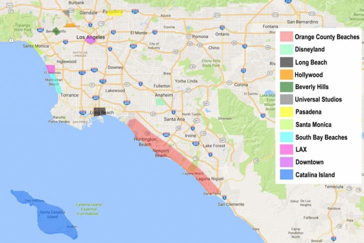 San Pedro California Map