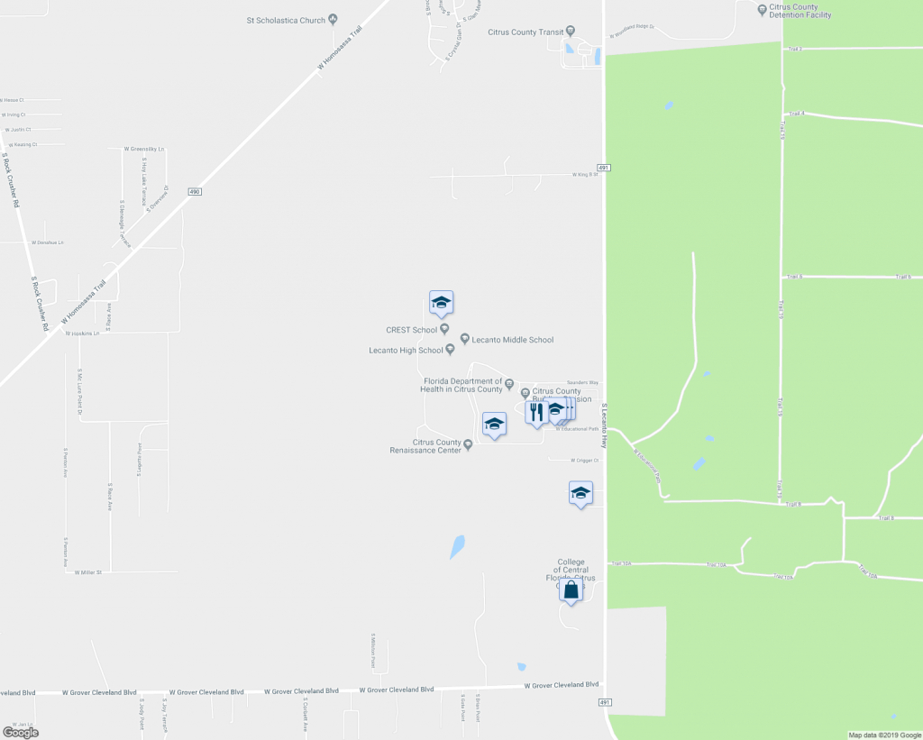 3505 West Educational Path, Lecanto Fl - Walk Score - Lecanto Florida Map