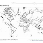 38 Free Printable Blank Continent Maps | Kittybabylove   Free Printable World Map Worksheets