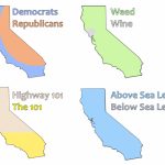 4 Ways To Divide California (Oc) : Losangeles   Divide California Map