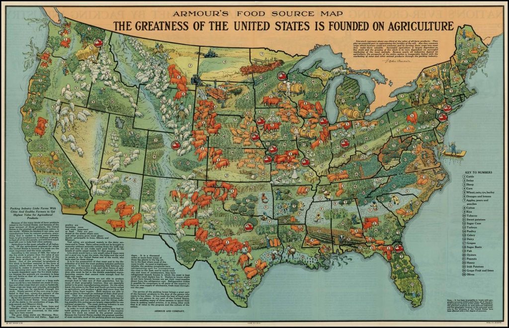 40 Maps That Explain Food In America | Vox - Texas Wheat Production Map ...