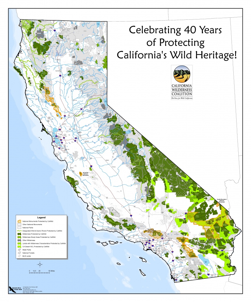 40Th Anniversary Dinner Recap – California Wilderness Coalition - California Wilderness Map