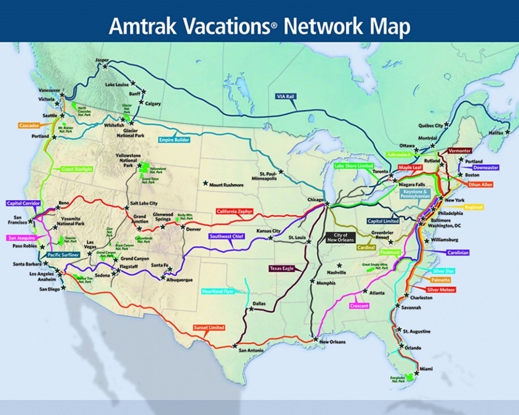 5 Iconic Train Journeys To Check Off Your Bucket List | Amtrak Vacations - California Zephyr Route Map