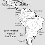 51 Full Latin America Map Study   South America Physical Map Printable