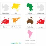 7 Continents Coloring Page | Free Download Best 7 Continents   Seven Continents Map Printable