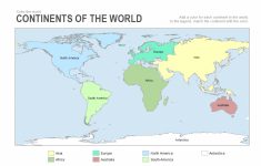 7 Printable Blank Maps For Coloring Activities In Your Geography - 7 Continents Map Printable