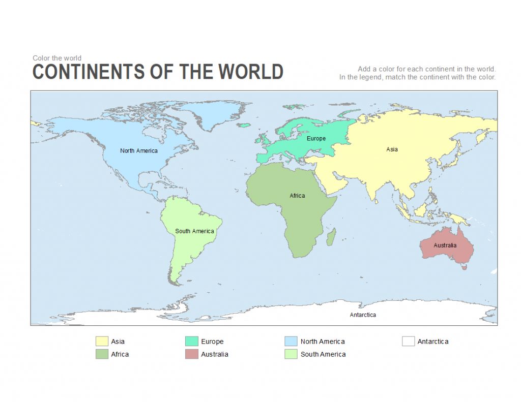 Seven Continents Map Printable Printable Maps - vrogue.co