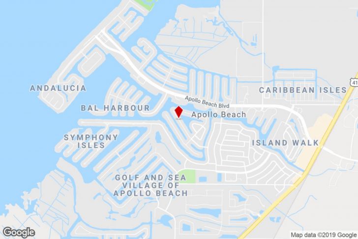 Map Of Florida Showing Apollo Beach