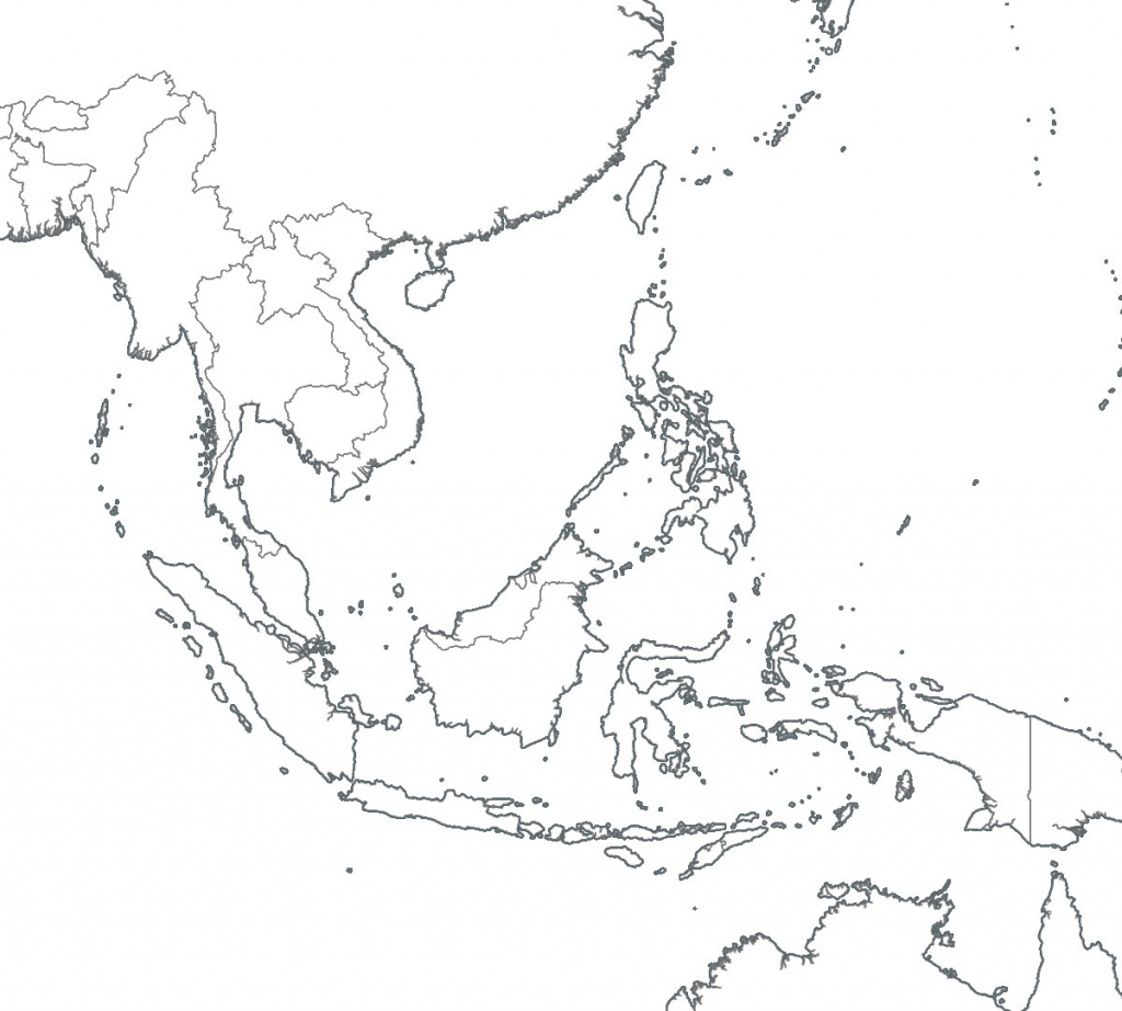8 Free Maps Of Asean And Southeast Asia - Asean Up - Printable Map Of Southeast Asia