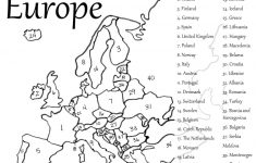 A European Learning Adventure Free Printable Geography And - Printable Geography Maps