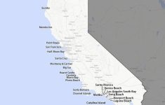 A Guide To California's Coast - Beach Map Of California