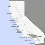 A Guide To California's Coast   Map Of California Cities