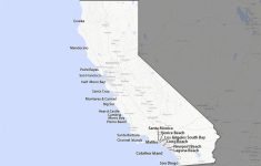 A Guide To California's Coast - Map Of Central And Northern California Coast